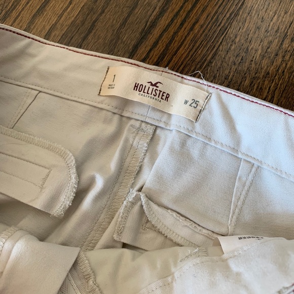 New Hollister Chino Pants Light Khaki Women’s 0 25 - Picture 3 of 7